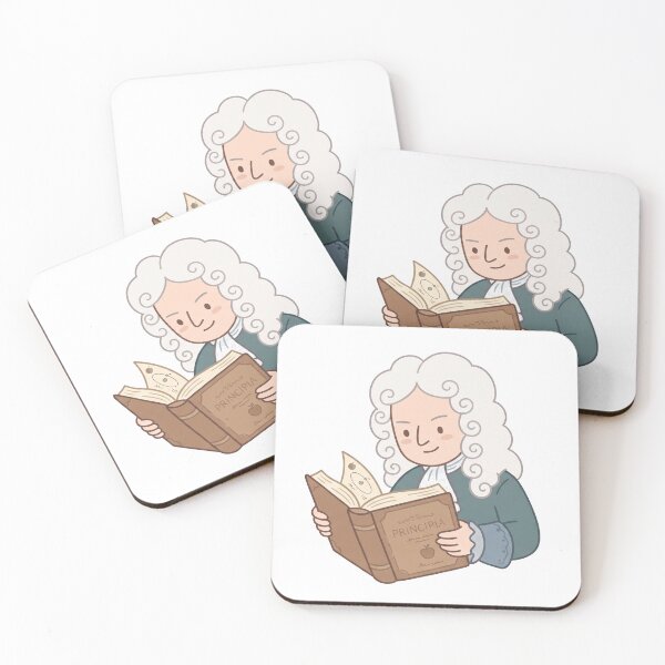 Item preview, Sir Isaac Newton Reading Principia designed and sold by LunnaAtica.