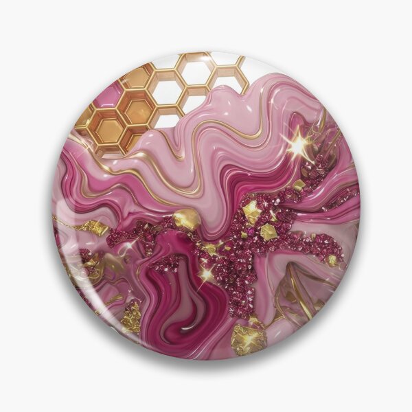 Item preview, ABSTRACT ART HONEYCOMB PATTERN FLORAL DESIGN v8 designed and sold by dazzlemakers.