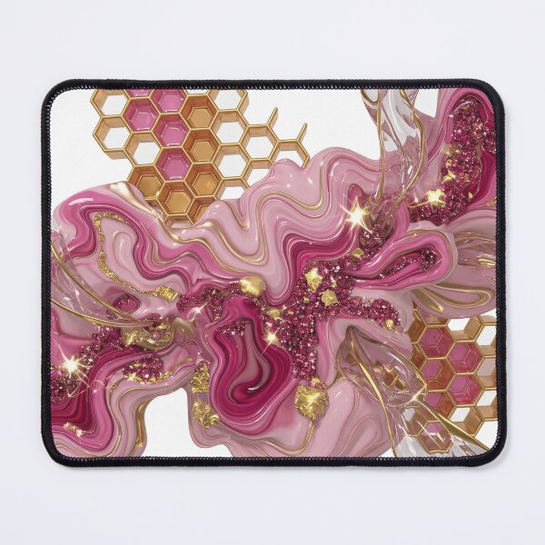 Item preview, ABSTRACT ART HONEYCOMB PATTERN FLORAL DESIGN v8 designed and sold by dazzlemakers.