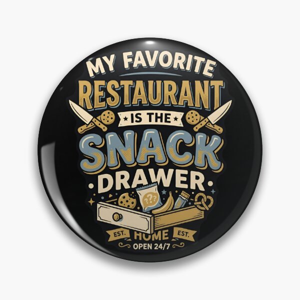 Item preview, My Favorite Restaurant Is The Snack Drawer Funny Food designed and sold by DuckOddity.