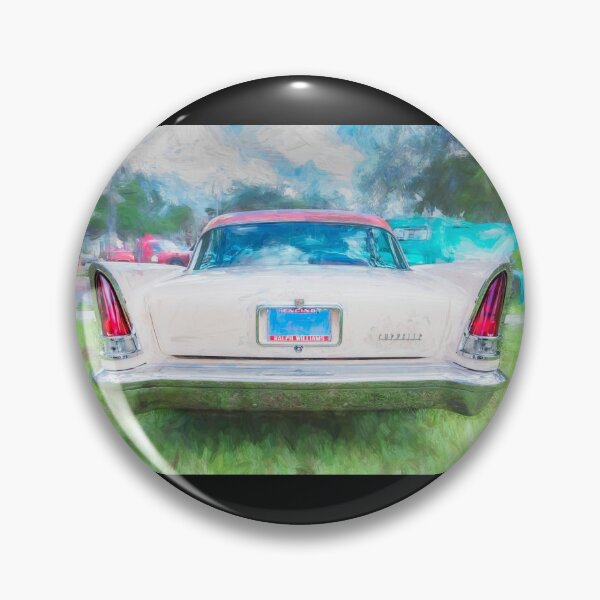 Item preview, 1957 1957 Chrysler Windsor Desert Rose and Gauguin Red Technical Blueprint Car Poster designed and sold by RichFrancoCars.