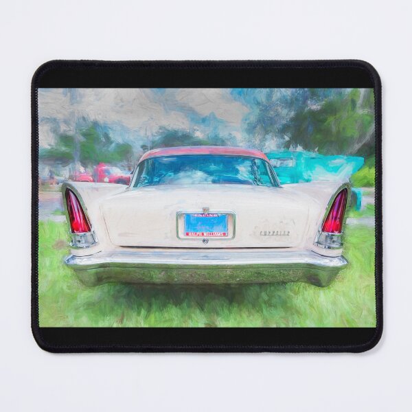 Item preview, 1957 1957 Chrysler Windsor Desert Rose and Gauguin Red Technical Blueprint Car Poster designed and sold by RichFrancoCars.