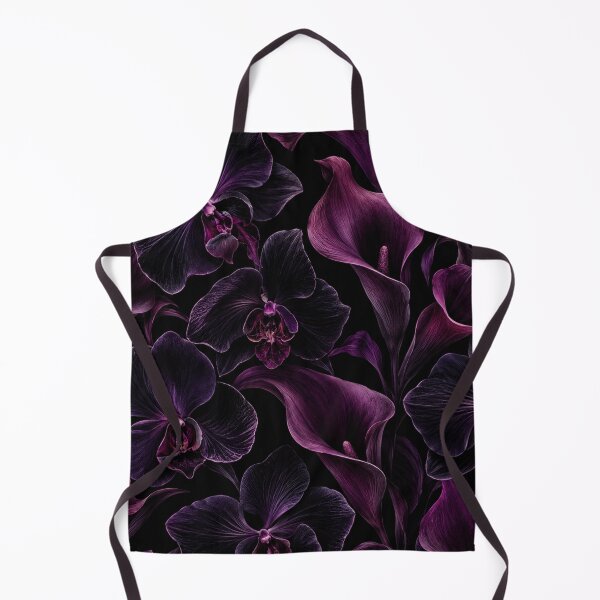 Item preview, Dark Purple Orchid and Calla Lily Floral Pattern designed and sold by Owcomm.