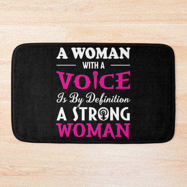 Item preview, A Women With A Voice Is By Definition A Strong Woman designed and sold by VoyagePress.