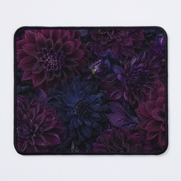 Item preview, Dark Purple Floral Dahlia Garden Pattern designed and sold by Owcomm.