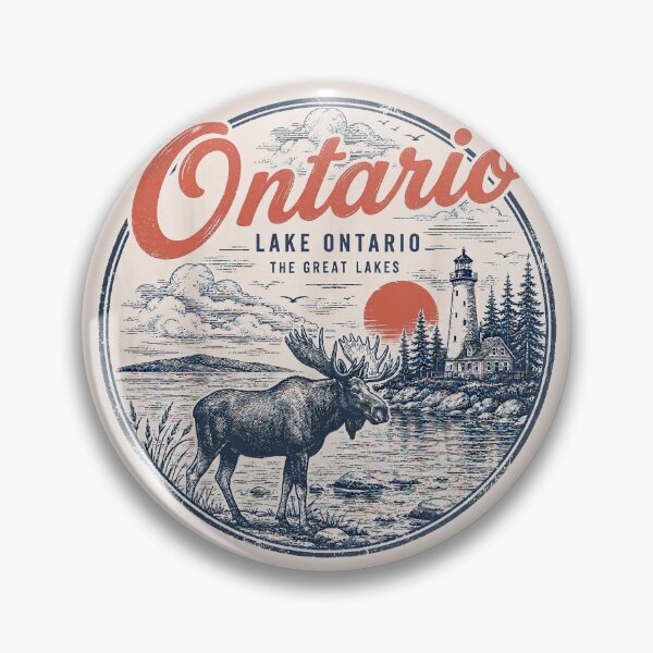Item preview, Lake Ontario Funny Loon Vintage Lake Ontario Est 1615  designed and sold by gear-posters.