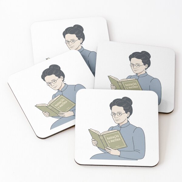 Item preview, Marie Curie Reading Radiation and Matter designed and sold by LunnaAtica.