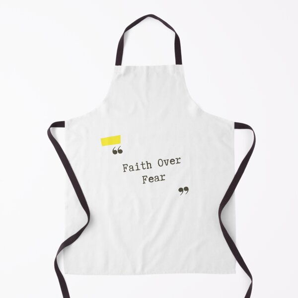 Item preview, Faith Over Fear Minimalist Christian Quote Design designed and sold by LensDyn™.