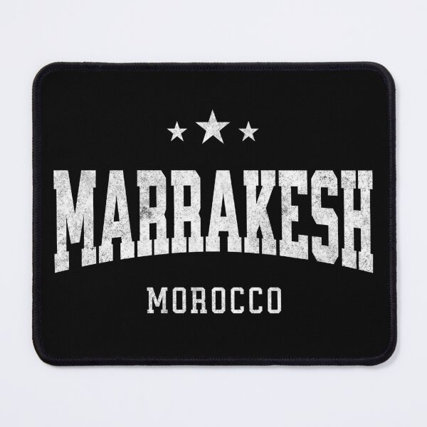 Item preview, Marrakesh Morocco Vintage Varsity Distressed Retro College Travel Design designed and sold by NiceTeeClub.