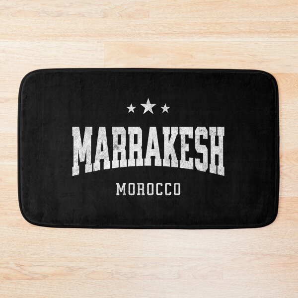 Item preview, Marrakesh Morocco Vintage Varsity Distressed Retro College Travel Design designed and sold by NiceTeeClub.