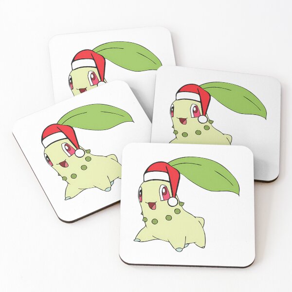 Item preview, Chikorita Santa Hat designed and sold by VoyagePress.