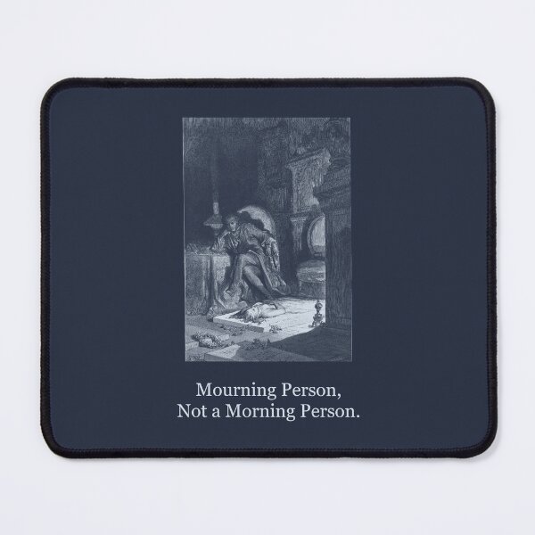 Item preview, Mourning Person, Not a Morning Person — Vintage Raven Tee designed and sold by Core-E.