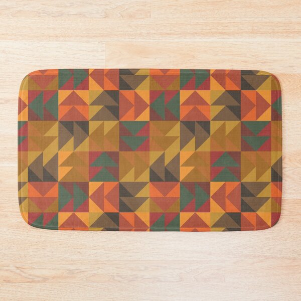 Item preview, Woven Texture Autumnal Arrow Patchwork Quilt designed and sold by YesterdayColl.