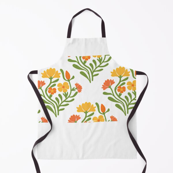 Item preview, Retro Folk Art Wildflower & Garden Floral Seamless Pattern designed and sold by LuxocaDesigns24.