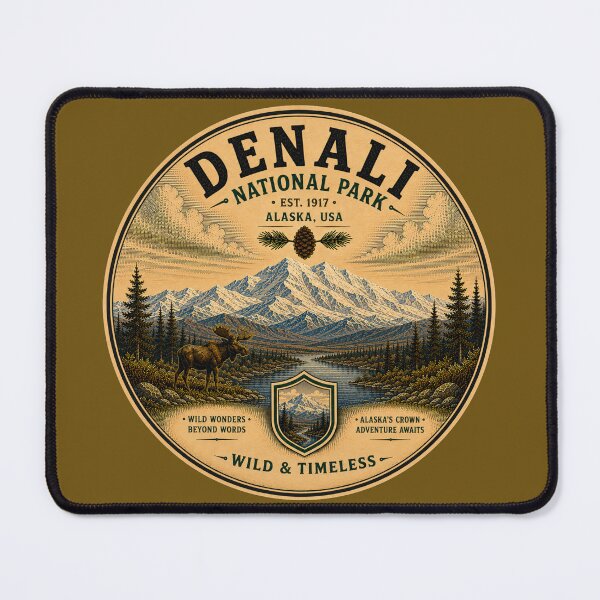 Item preview, Vintage Denali National Park Alaska Adventure designed and sold by T-Motive.
