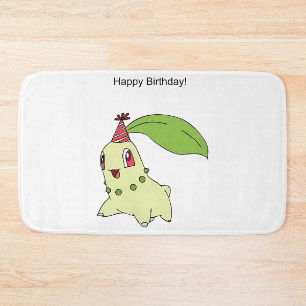 Item preview, Chikorita Happy Birthday designed and sold by VoyagePress.