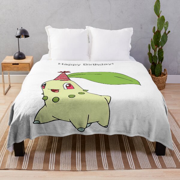 Item preview, Chikorita Happy Birthday designed and sold by VoyagePress.
