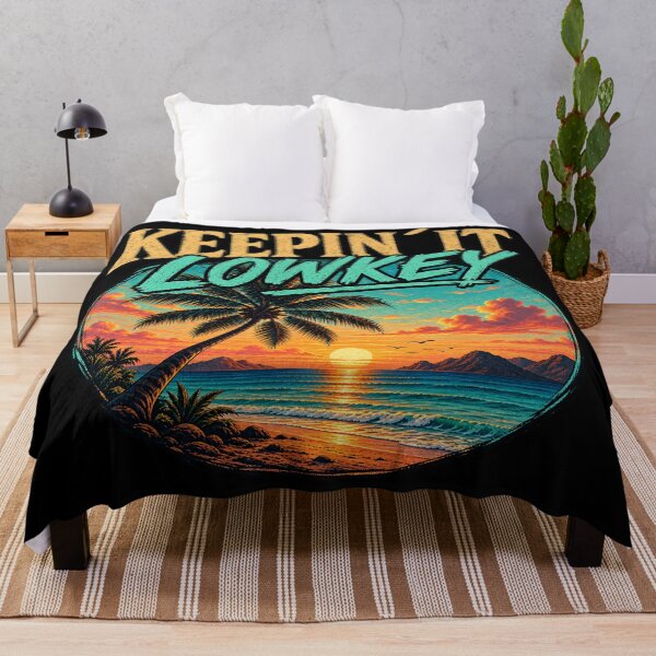 Item preview, KEEPIN' IT LOWKEY - Island State Of Mind - 9216x9216 designed and sold by darky72.