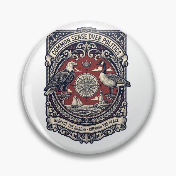 Item preview, Border Peace Crest designed and sold by Tiffany Roy.