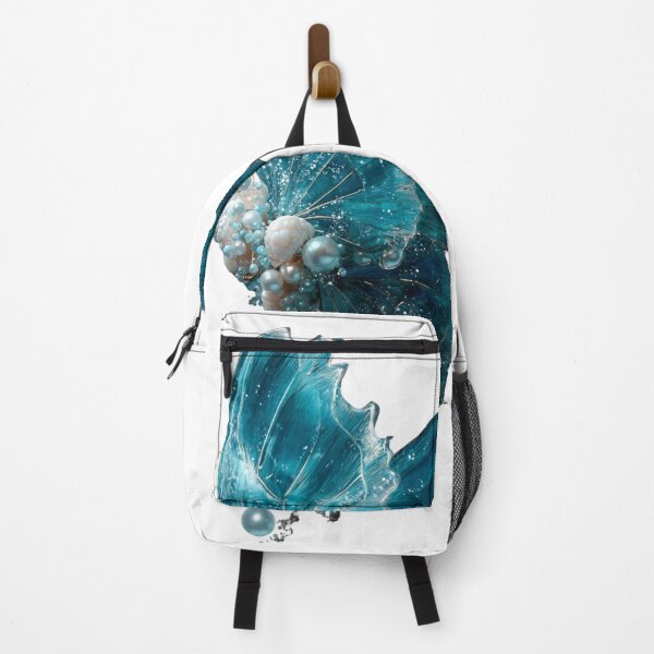 Item preview, Blue Ocean Pearl Butterfly With Bubbles designed and sold by LC&LCPlatform.