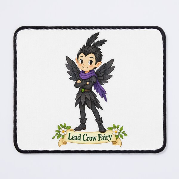 Item preview, Lead Crow Fairy designed and sold by MerchByEricaLiv.