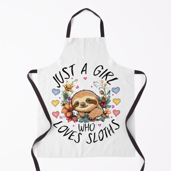Item preview, Just a girl who loves sloths , cute design designed and sold by MoSaid.
