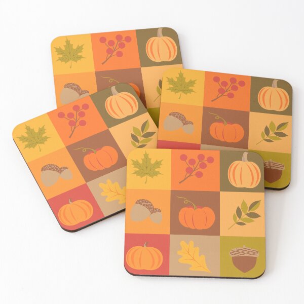 Item preview, Autumn Minimalist Patchwork Squares designed and sold by YesterdayColl.