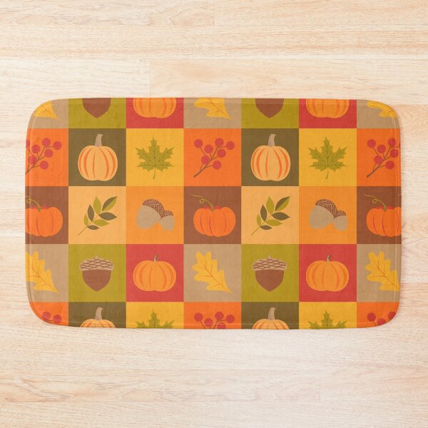 Item preview, Autumn Minimalist Patchwork Squares designed and sold by YesterdayColl.
