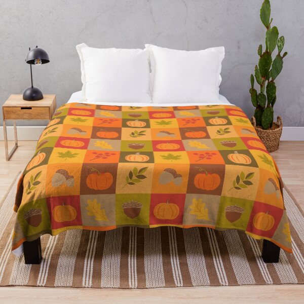 Item preview, Autumn Minimalist Patchwork Squares designed and sold by YesterdayColl.