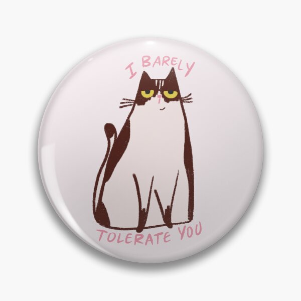 Item preview, I Barely Tolerate You Cat designed and sold by Stephanie McRae.