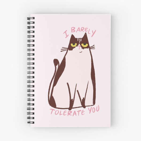 Item preview, I Barely Tolerate You Cat designed and sold by Stephanie McRae.