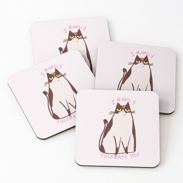 Item preview, I Barely Tolerate You Cat designed and sold by Stephanie McRae.