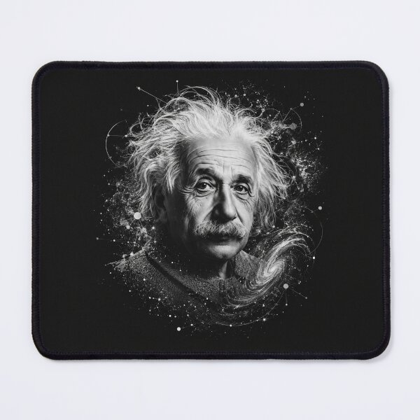 Item preview, Albert Einstein Cosmic Galaxy Universe Portrait designed and sold by Owcomm.