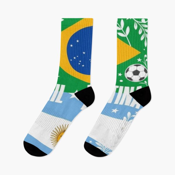 Item preview, Brazil vs Argentina Minimalist Football Match Poster designed and sold by Nexus Space.