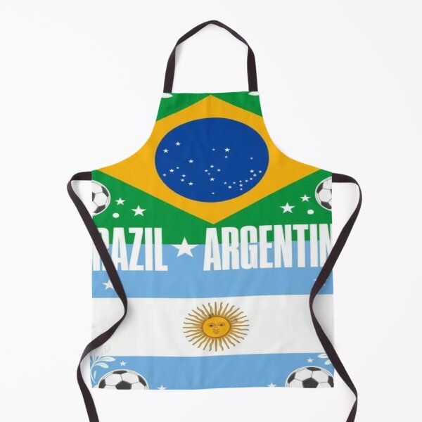Item preview, Brazil vs Argentina Minimalist Football Match Poster designed and sold by Nexus Space.