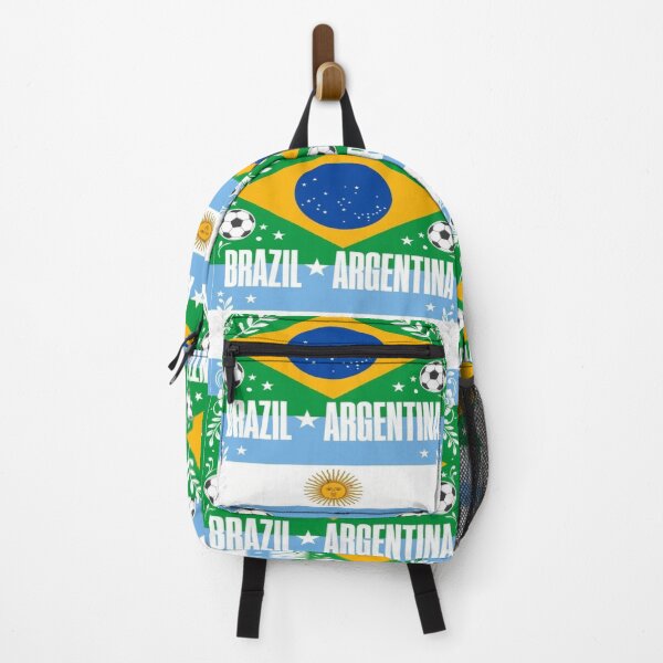 Item preview, Brazil vs Argentina Minimalist Football Match Poster designed and sold by Nexus Space.