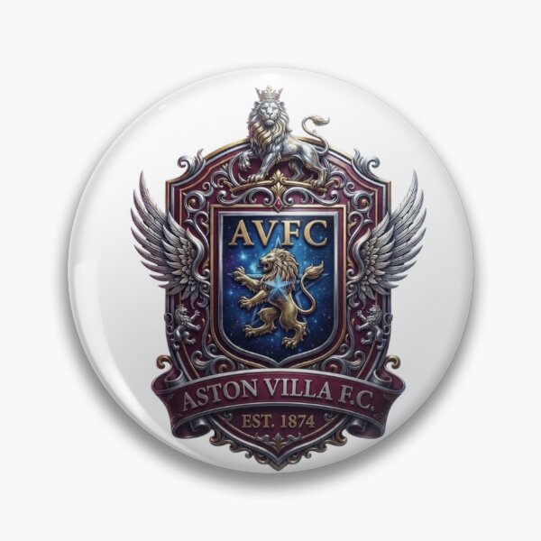 Item preview, Aston Villa Football Club Est 1874 Vintage Soccer Graphic designed and sold by annaarthk.