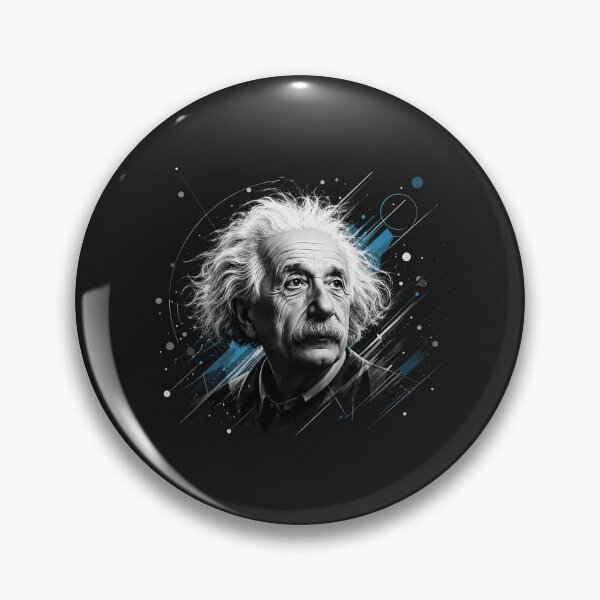 Item preview, Albert Einstein Genius Physics Portrait Art designed and sold by Owcomm.
