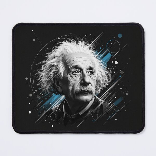 Item preview, Albert Einstein Genius Physics Portrait Art designed and sold by Owcomm.
