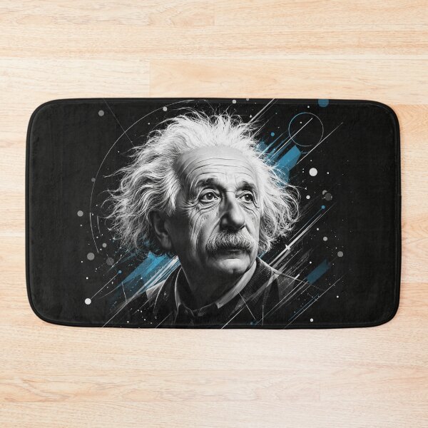 Item preview, Albert Einstein Genius Physics Portrait Art designed and sold by Owcomm.