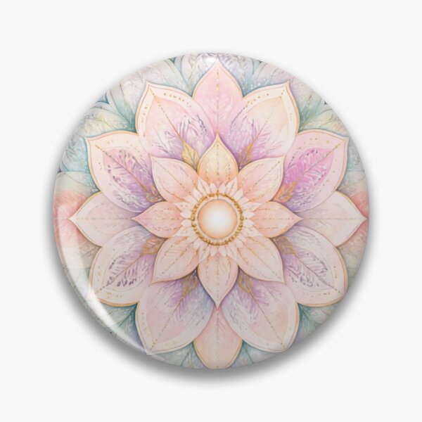 Item preview, Pastel Gilded Mandala designed and sold by Bluejai Shop.