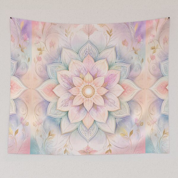 Item preview, Pastel Gilded Mandala designed and sold by Bluejai Shop.