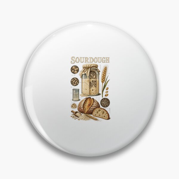 Item preview, Sourdough Baker Artisan Bread and Starter Art designed and sold by AMICO77.