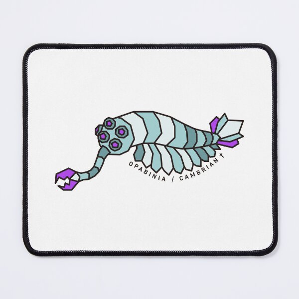 Item preview, Geometric Opabinia - Purple Accent designed and sold by AnimalsKnowAll.