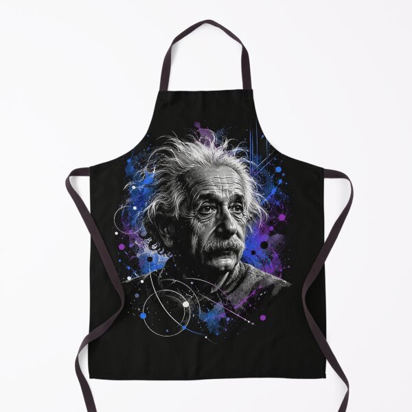 Item preview, Albert Einstein Genius Physics Splash Art Portrait designed and sold by Owcomm.