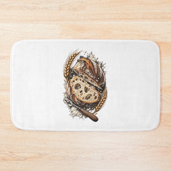 Item preview, Sourdough Baker Artisan Bread and Starter Art designed and sold by AMICO77.