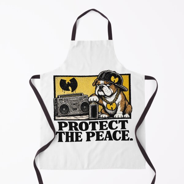 Item preview, Protect The Peace Hip Hop Bulldog designed and sold by TripleFour444.