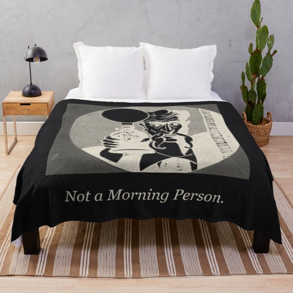 Item preview, Not a Morning Person — Vintage Dracula Vampire Tee designed and sold by Core-E.