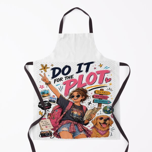 Item preview, Do It for the Plot – Adventure & Travel Funny Quote designed and sold by Strongermind.