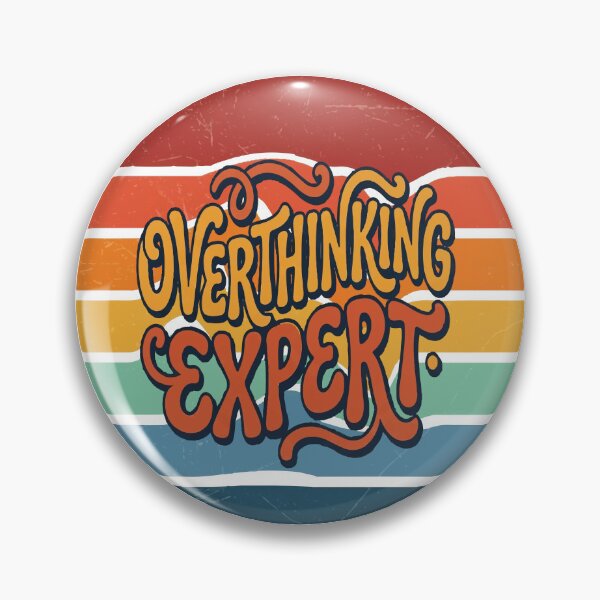 Item preview, overthinking expert - vintage retro Distressed graphic designed and sold by THeAbraStore.